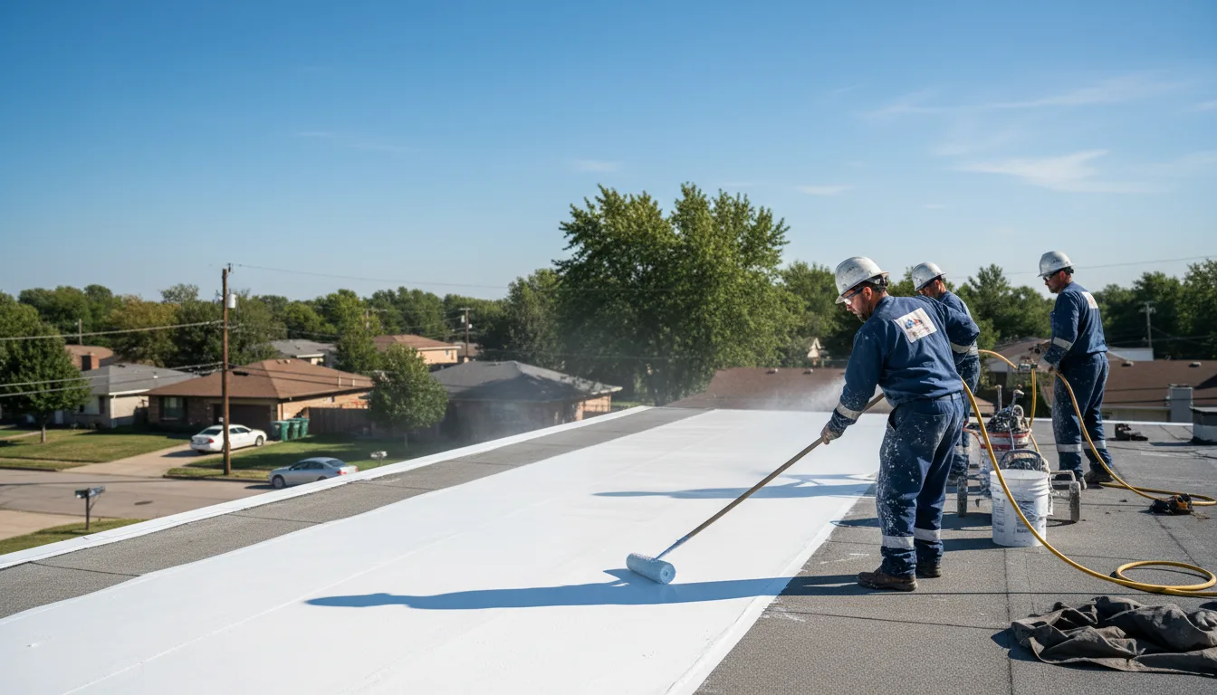 Commercial roof coating in Mason, MI near me